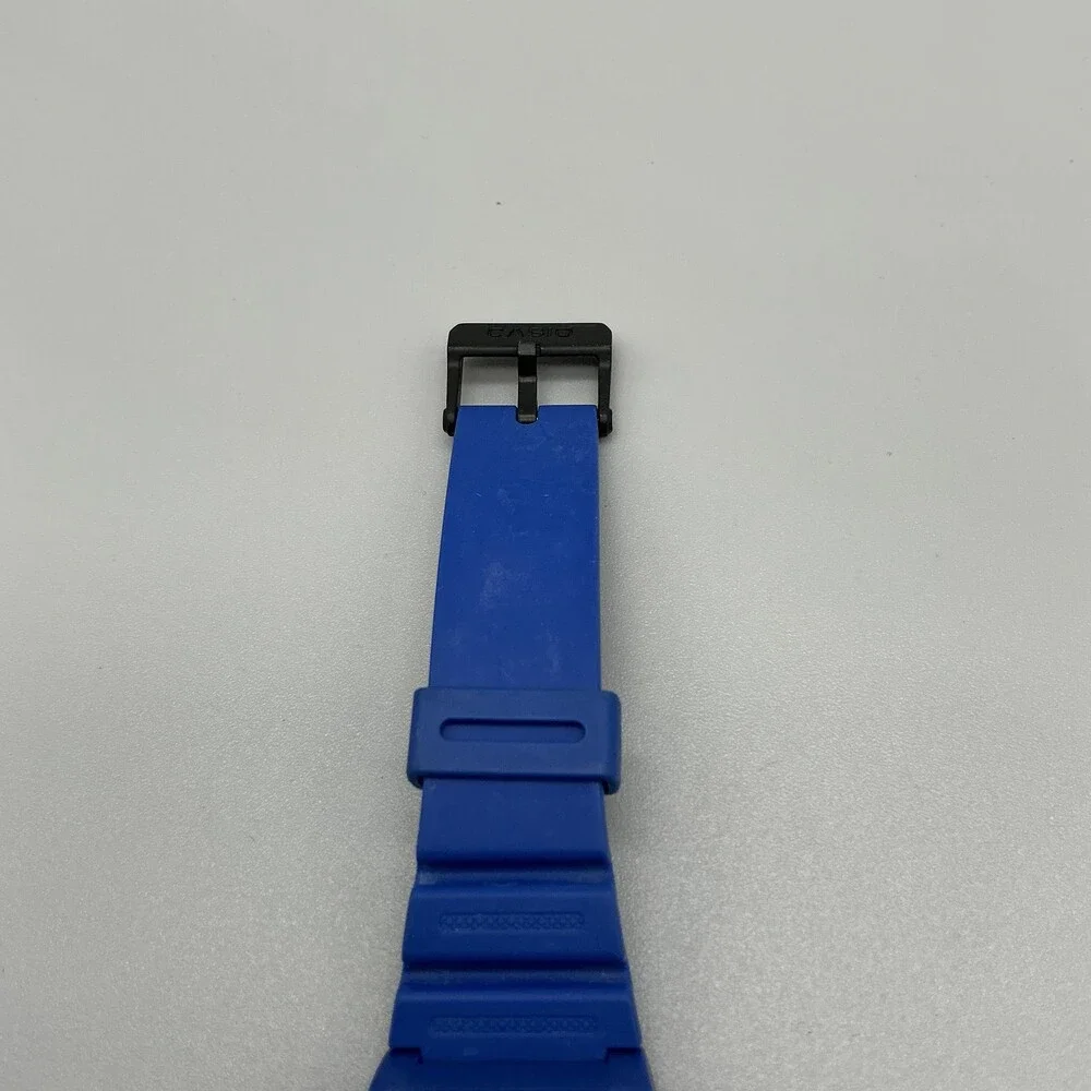 Casio F-108WH 3224 Mens Watch 42mm Gray Digital Blue Resin Day Date Illuminator
